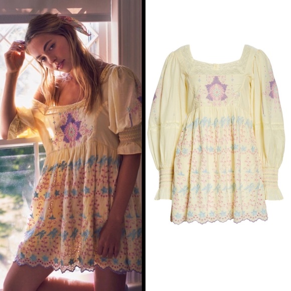 NWT LoveShackFancy Freja Minidress